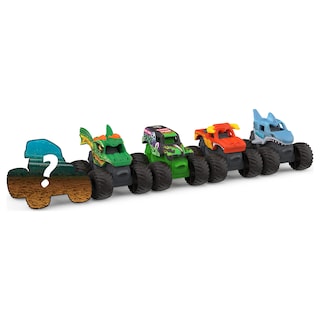 Foto 3 | Mini Monster Trucks Coleccionables, Paquete De 5 Unidades, Monster Jam 1:87 - Venta Internacional.