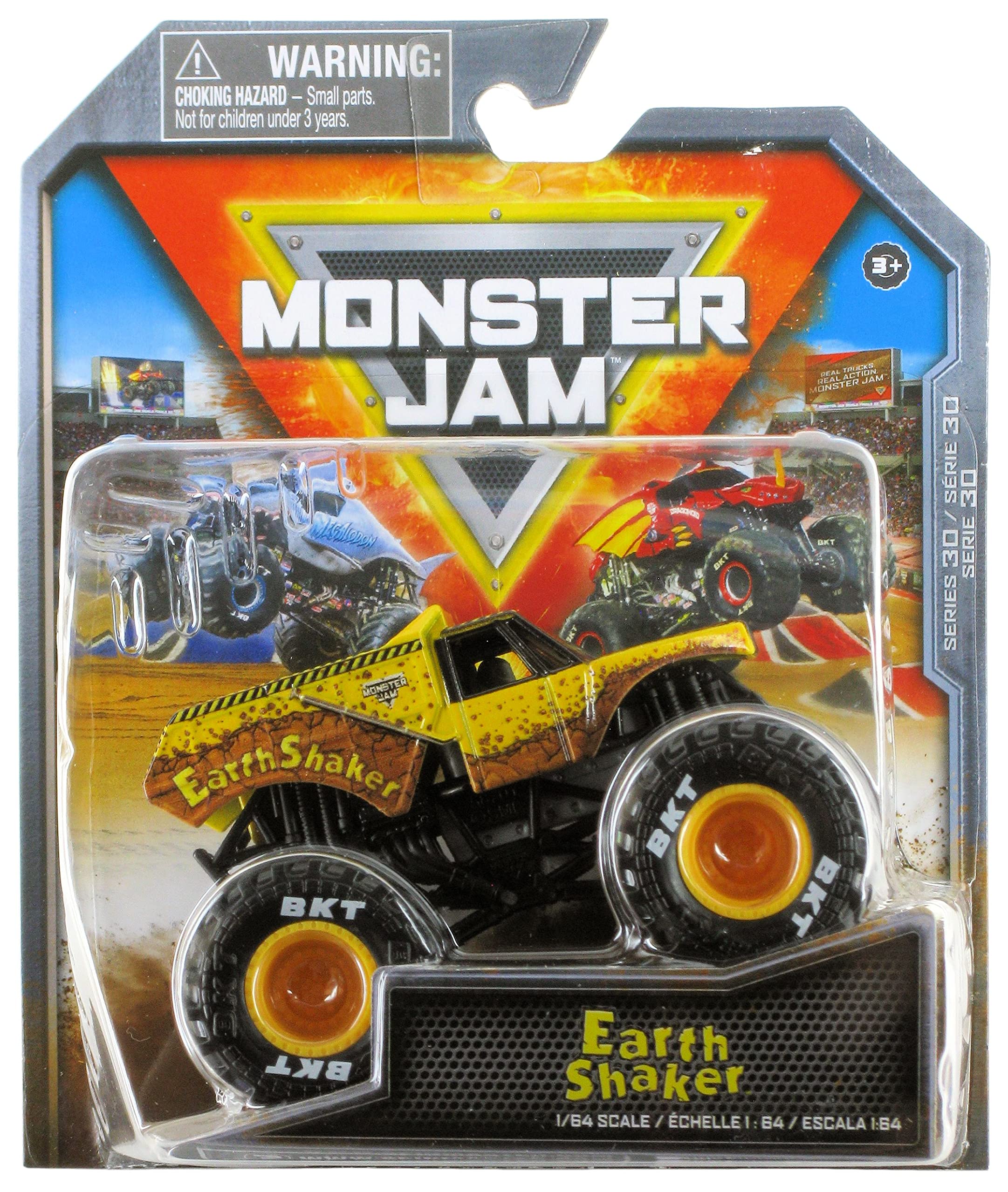 Foto 2 pulgar | Camión Fundido A Presión Monster Jam 2023 Spin Master 1:64 Earth Shaker - Venta Internacional.