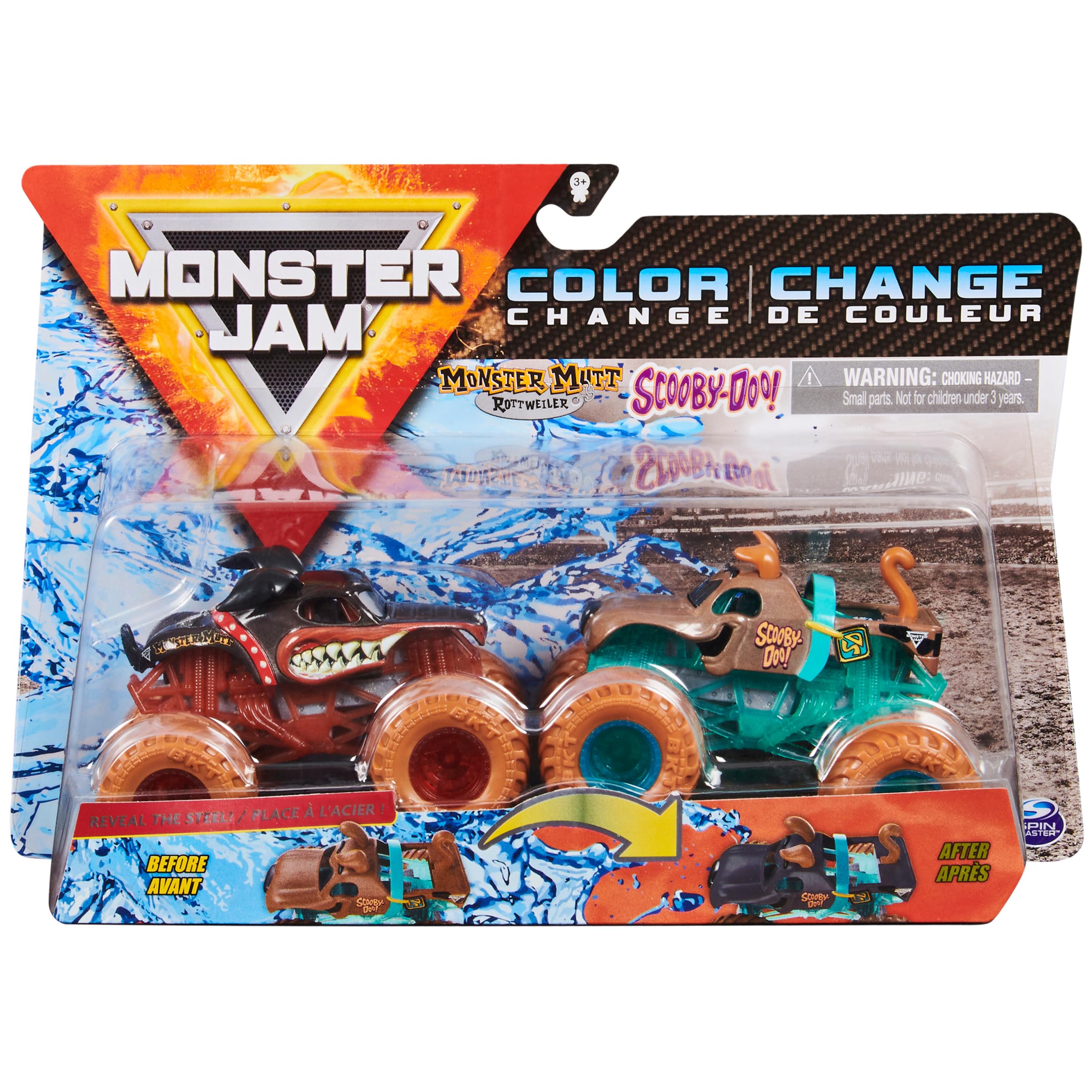 Foto 1 | Toy Monster Jam Monster Mutt Rottweiler Vs. Scooby Doo 1:64 - Venta Internacional.