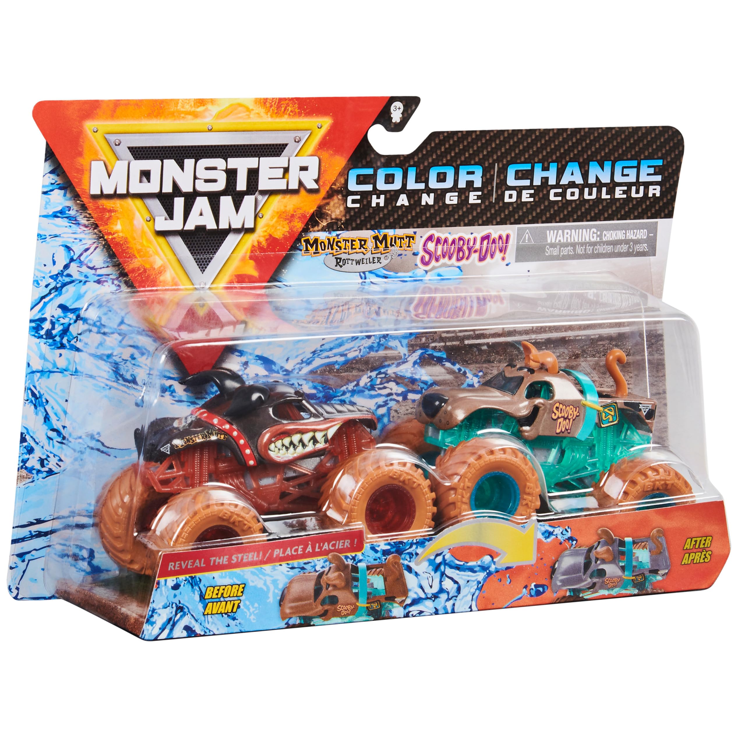 Foto 6 pulgar | Toy Monster Jam Monster Mutt Rottweiler Vs. Scooby Doo 1:64 - Venta Internacional.