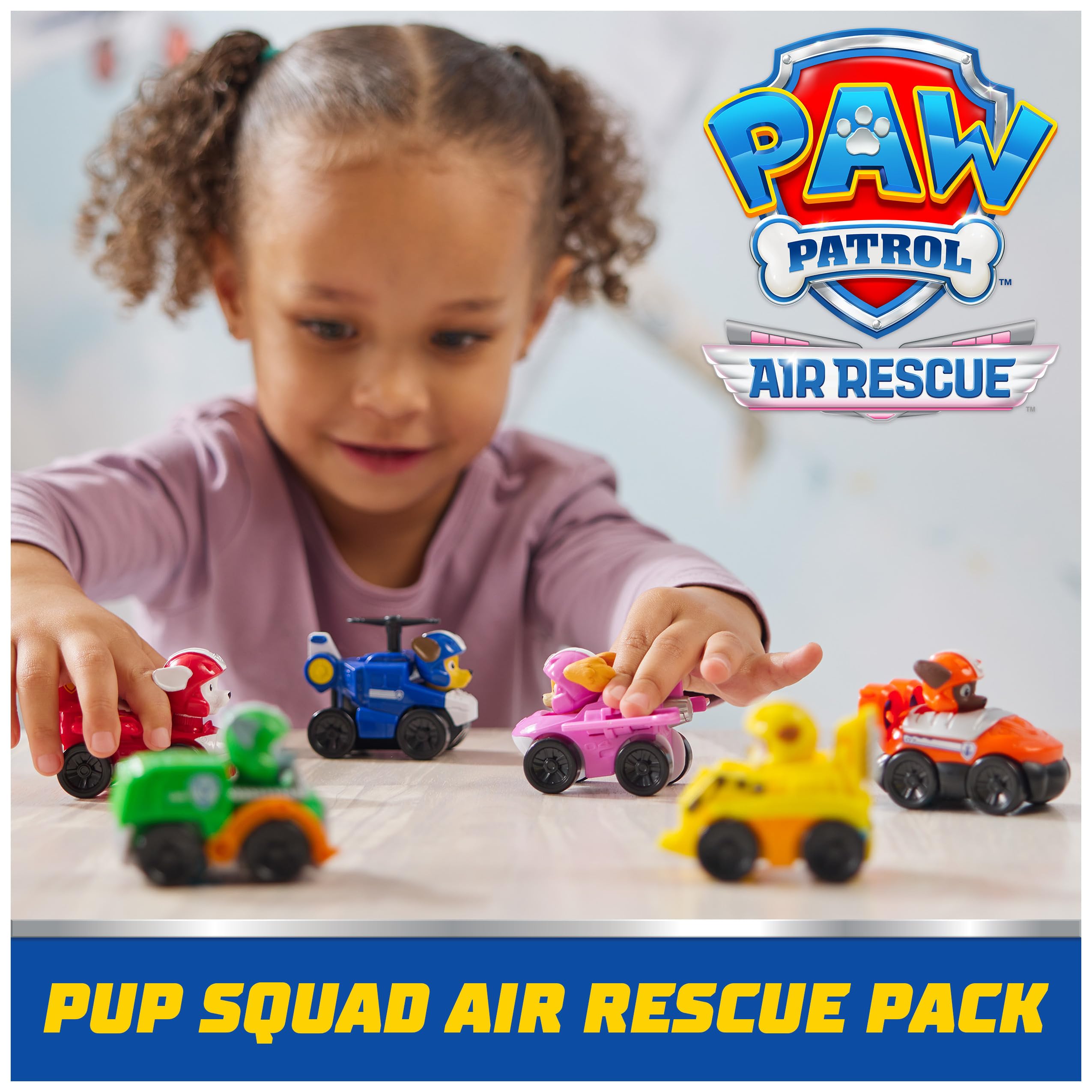 Foto 3 pulgar | Set de Cars Paw Patrol Air Rescue 6 Piezas Pup Squad - Venta Internacional