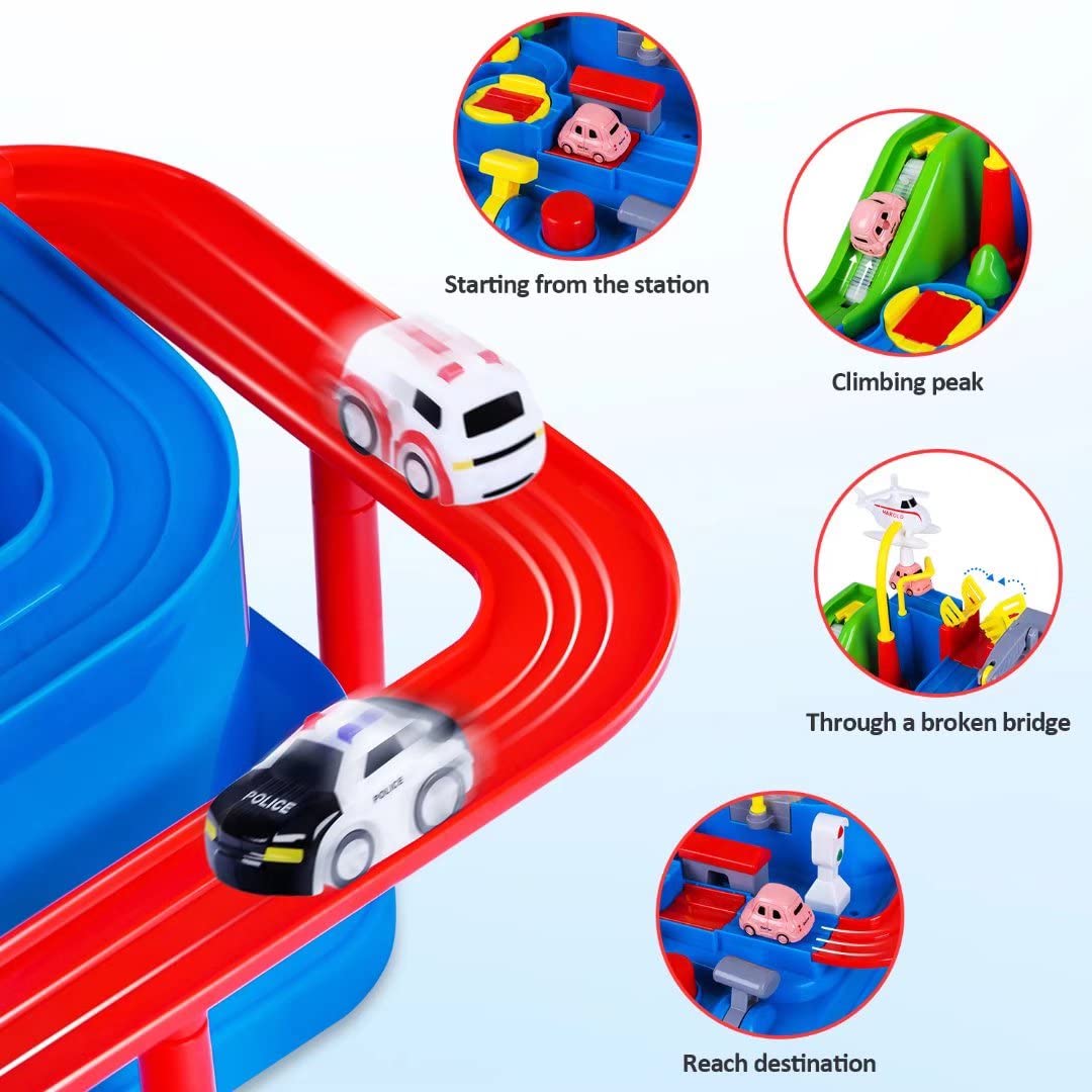 Foto 4 | Juguete De Aventura Yezi Car City Rescue Con 5 Minicoches De Más De 3 Años - Venta Internacional.