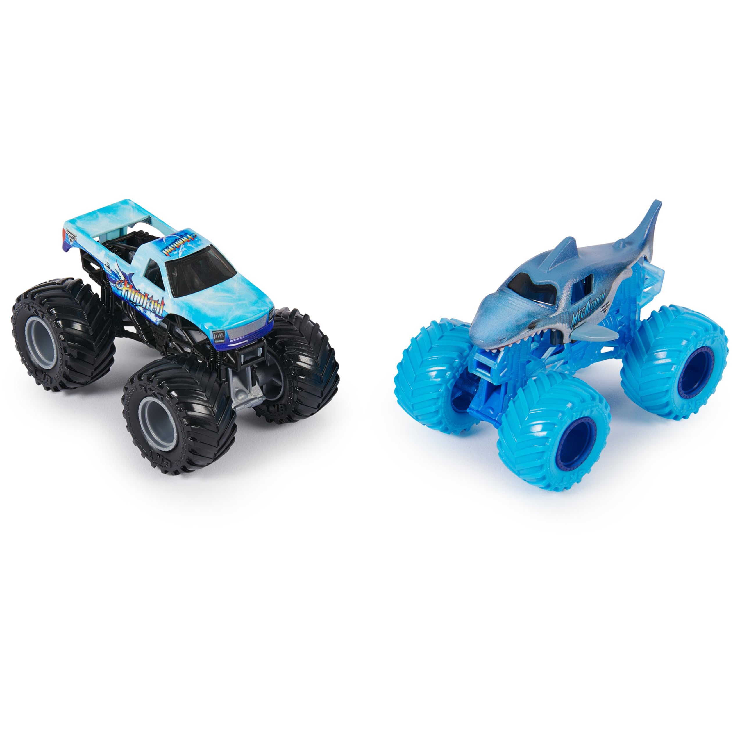 Foto 3 pulgar | Toy Monster Jam Megalodon Vs. Camiones Fundidos A Presión Enganchados 1:64 - Venta Internacional.