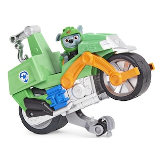 Foto 4 | Vehículo De Juguete Paw Patrol Moto Pups Rocky Pull Back Con Figura - Venta Internacional.