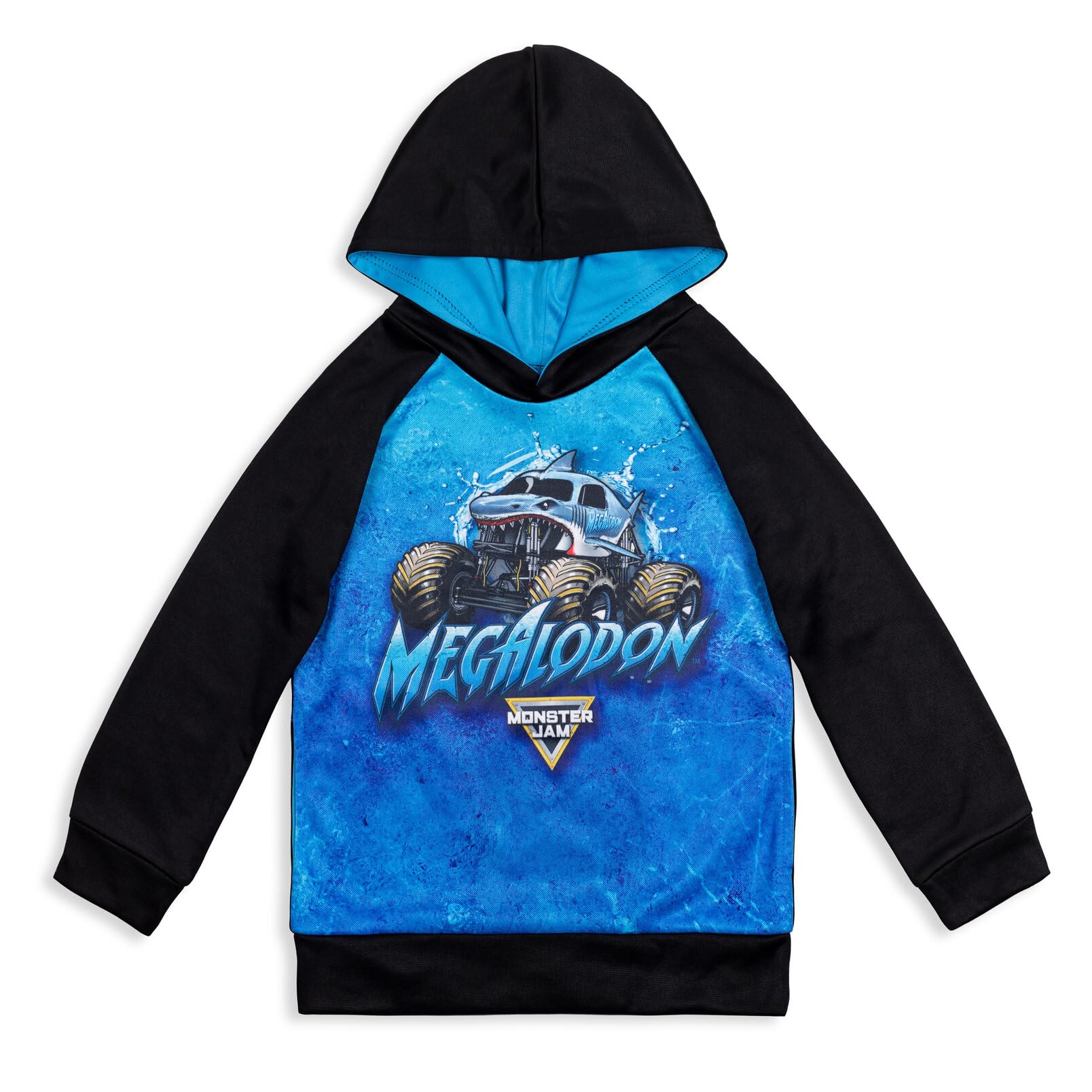 Foto 2 pulgar | Sudadera Con Capucha Monster Jam Trucks Megalodon Little Boys Negro/azul 7-8 - Venta Internacional.