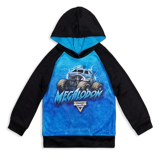 Foto 1 | Sudadera Con Capucha Monster Jam Trucks Megalodon Little Boys Negro/azul 7-8 - Venta Internacional.