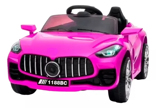 Foto 2 pulgar | Coche Eléctrico Infantil Mercedes Benz Rosa 12V con Control Remoto y Pintura Automotriz