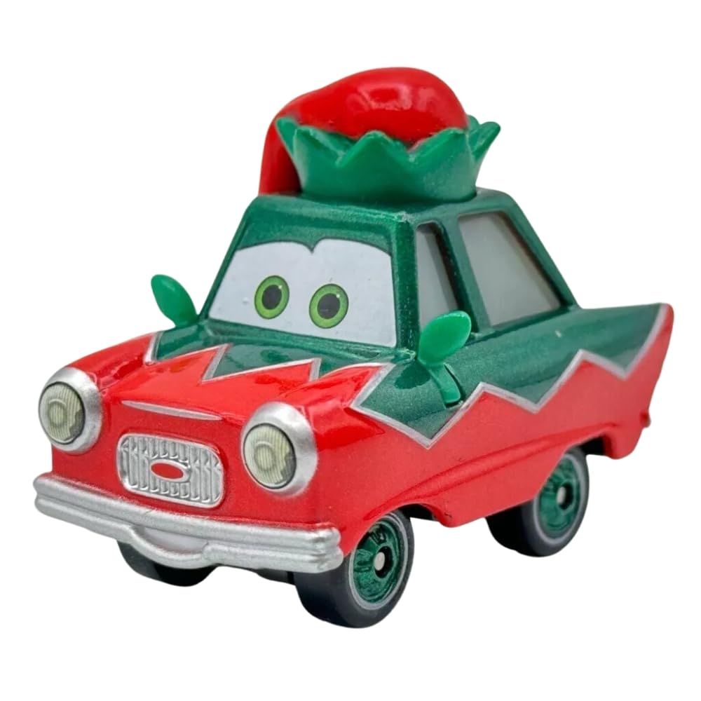 Foto 3 pulgar | Vehículo Fundido A Presión Mattel Disney Pixar Cars Wintertime Cruisers Clutch Kringle A Escala 1:55. - Venta Inte