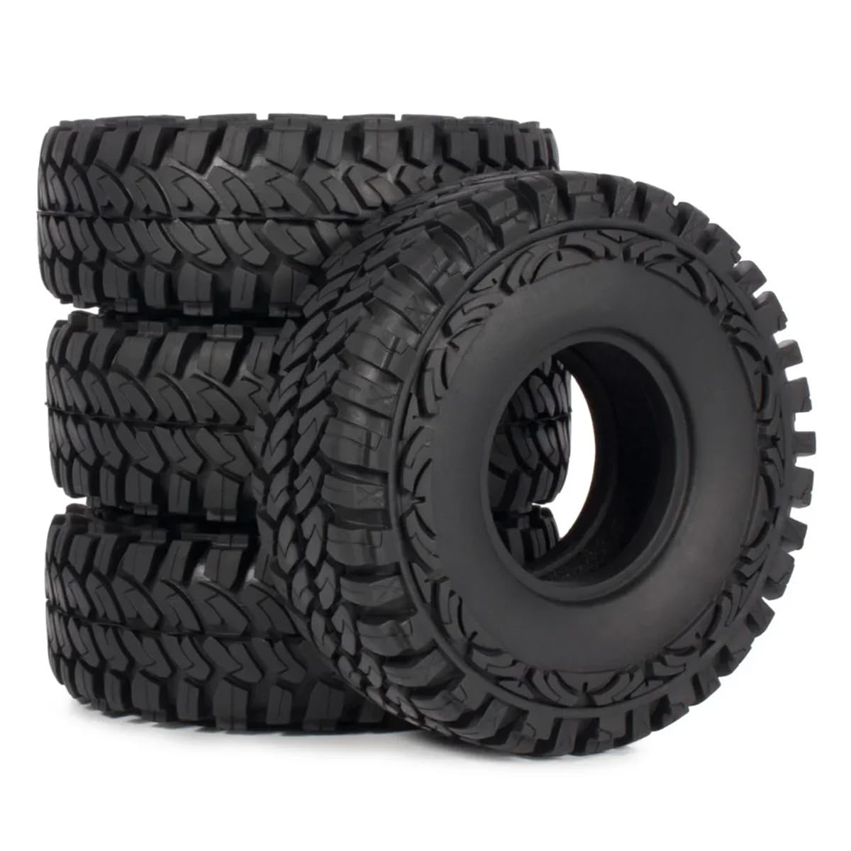 Foto 2 pulgar | Neumáticos 1/10 Rc Crawler 1.9 De Goma 114x42 Mm Para Gen7 Gen8 Scx10 - Venta Internacional.