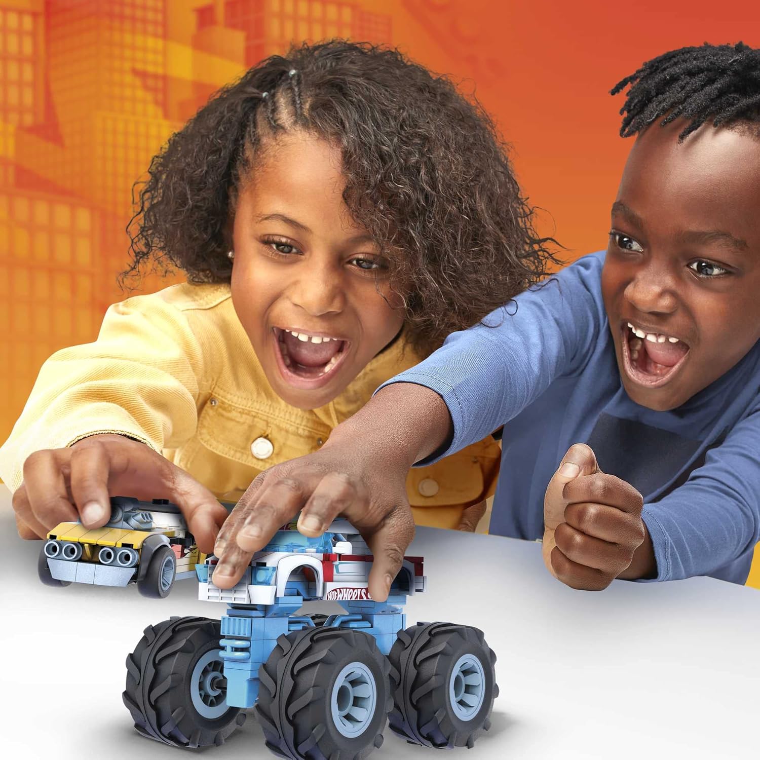Foto 3 pulgar | Megaconstrux Monster Rodger Dodger & Hot Wheels Racing 251pz