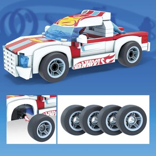 Foto 4 | Megaconstrux Monster Rodger Dodger & Hot Wheels Racing 251pz