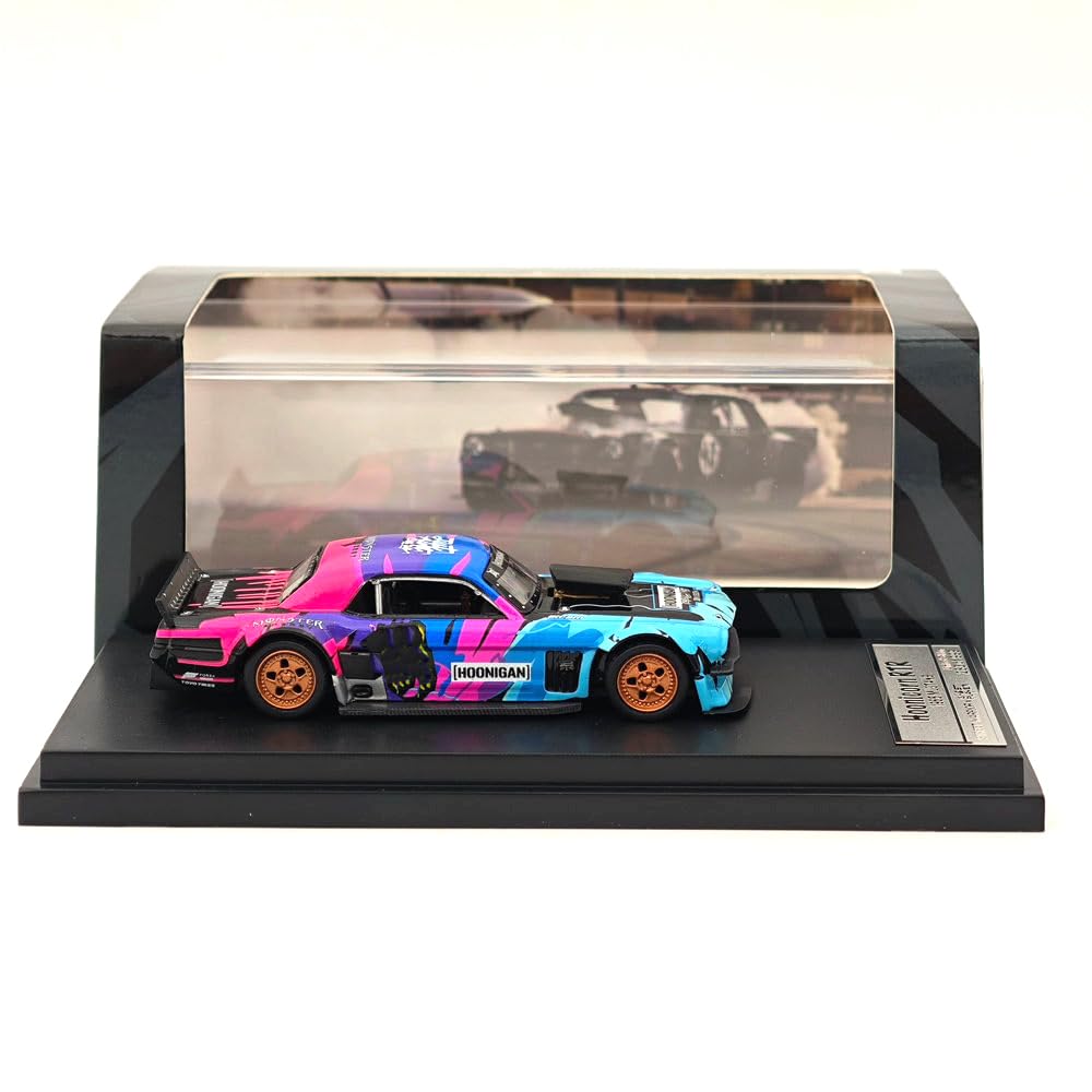 Foto 2 pulgar | Maqueta De Coche Fundido A Presión Del Ford Mustang Hoonicorn Rtr 1965 A Escala 1:64 - Venta Internacional.