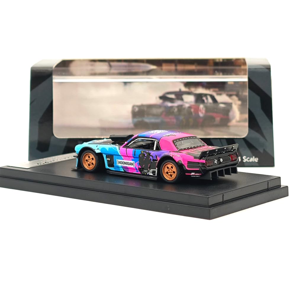 Foto 4 pulgar | Maqueta De Coche Fundido A Presión Del Ford Mustang Hoonicorn Rtr 1965 A Escala 1:64 - Venta Internacional.