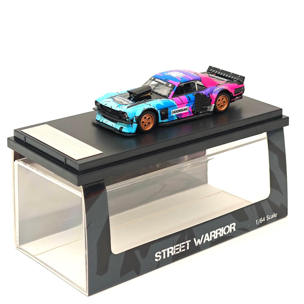 Foto 7 pulgar | Maqueta De Coche Fundido A Presión Del Ford Mustang Hoonicorn Rtr 1965 A Escala 1:64 - Venta Internacional.