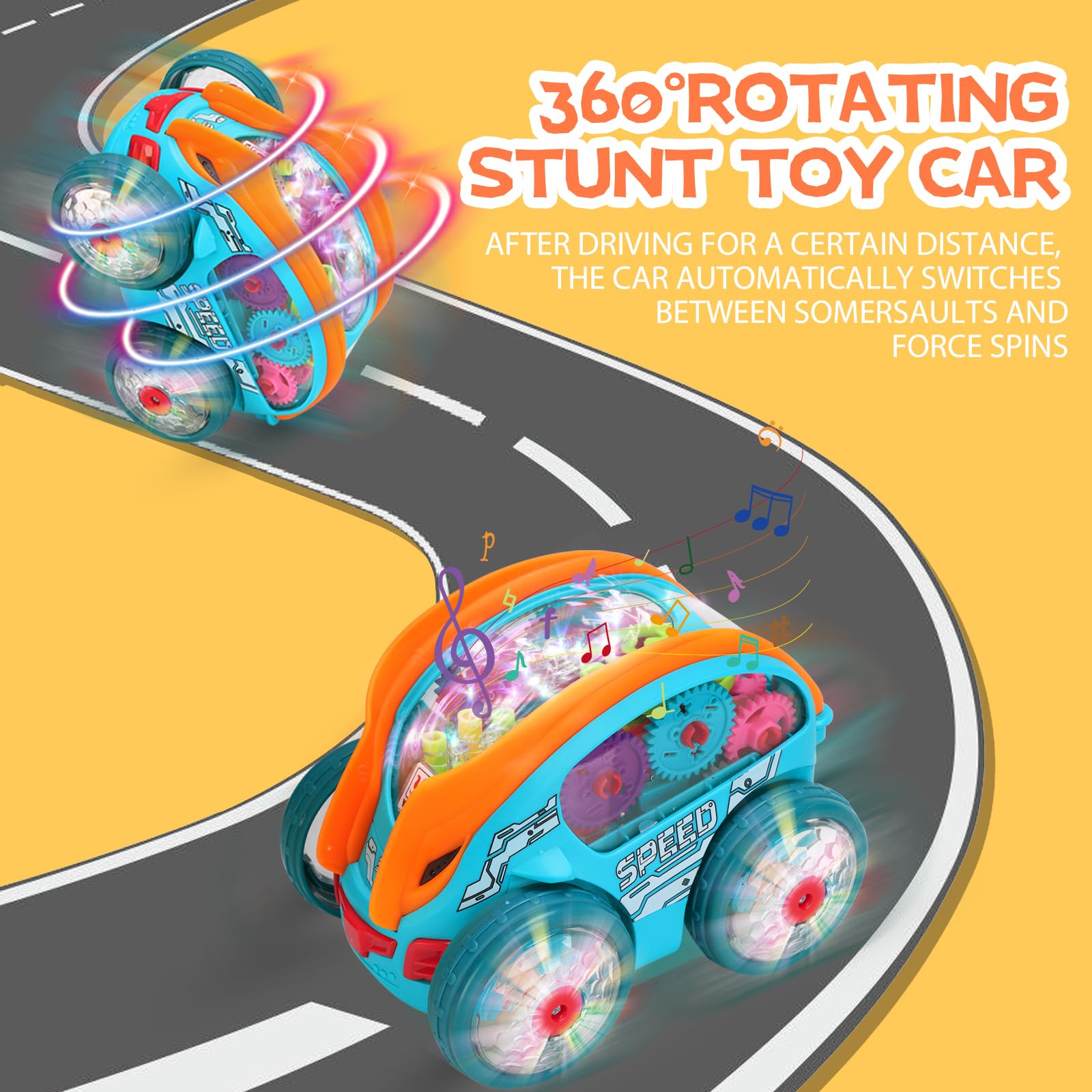 Foto 4 pulgar | Coche De Juguete Speedlite Dynamic Gear Con Luces Led Para Niños - Venta Internacional.