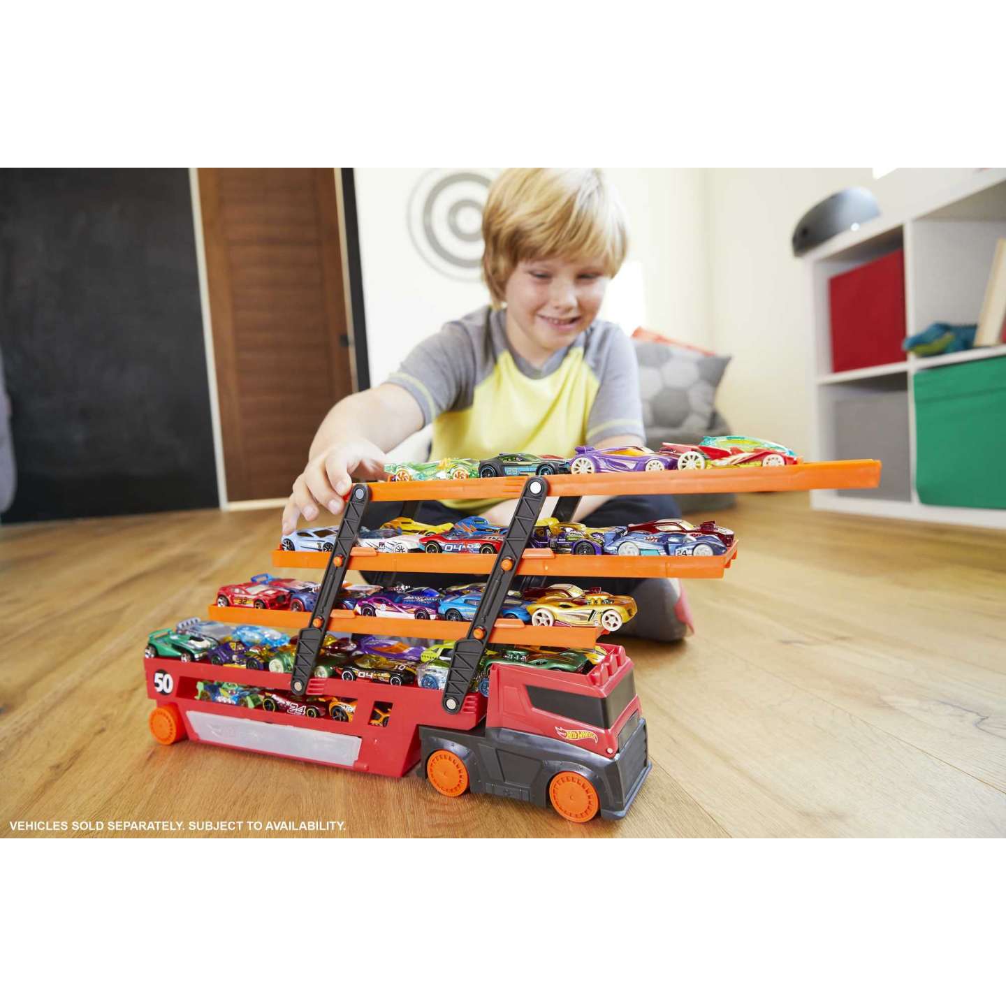 Foto 6 pulgar | Mega Remolque Hot Wheels City Mattel