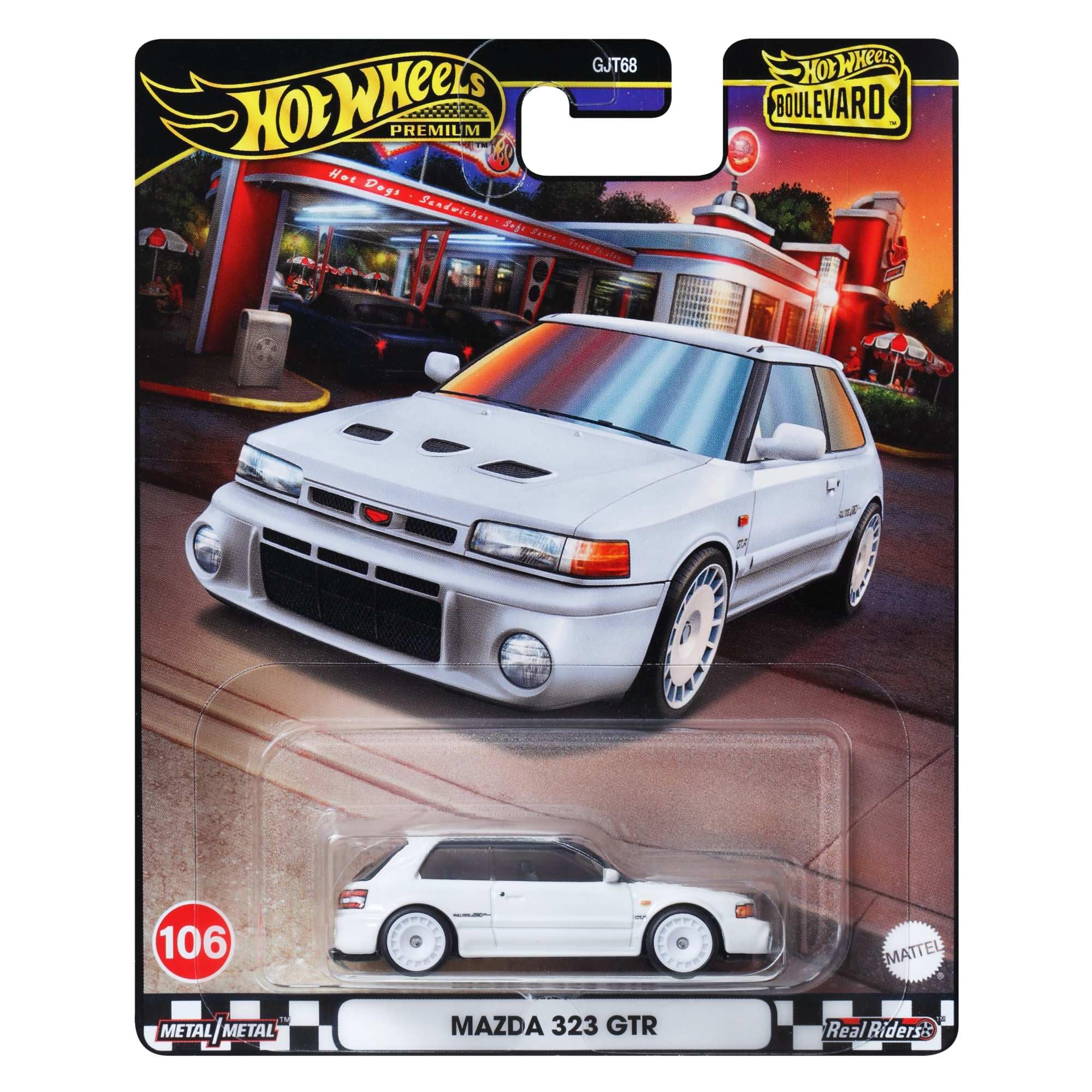 Foto 2 pulgar | Auto Fundido Hot Wheels Boulevard Mazda 323 Gtr A Escala 1:64 - Venta Internacional.