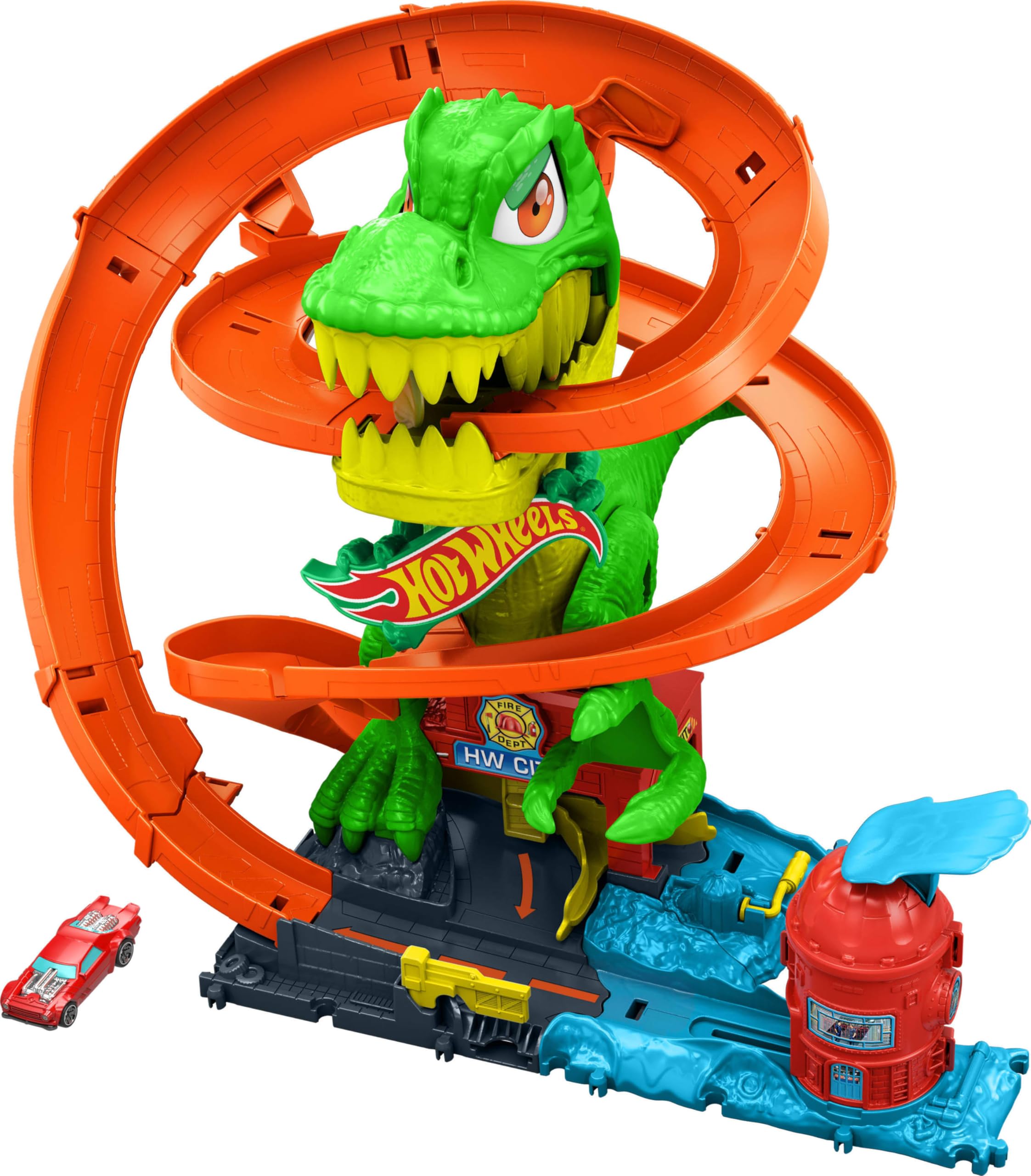 Foto 2 pulgar | Set de Pista de Coches  Hot Wheels City T- Venta Internacional