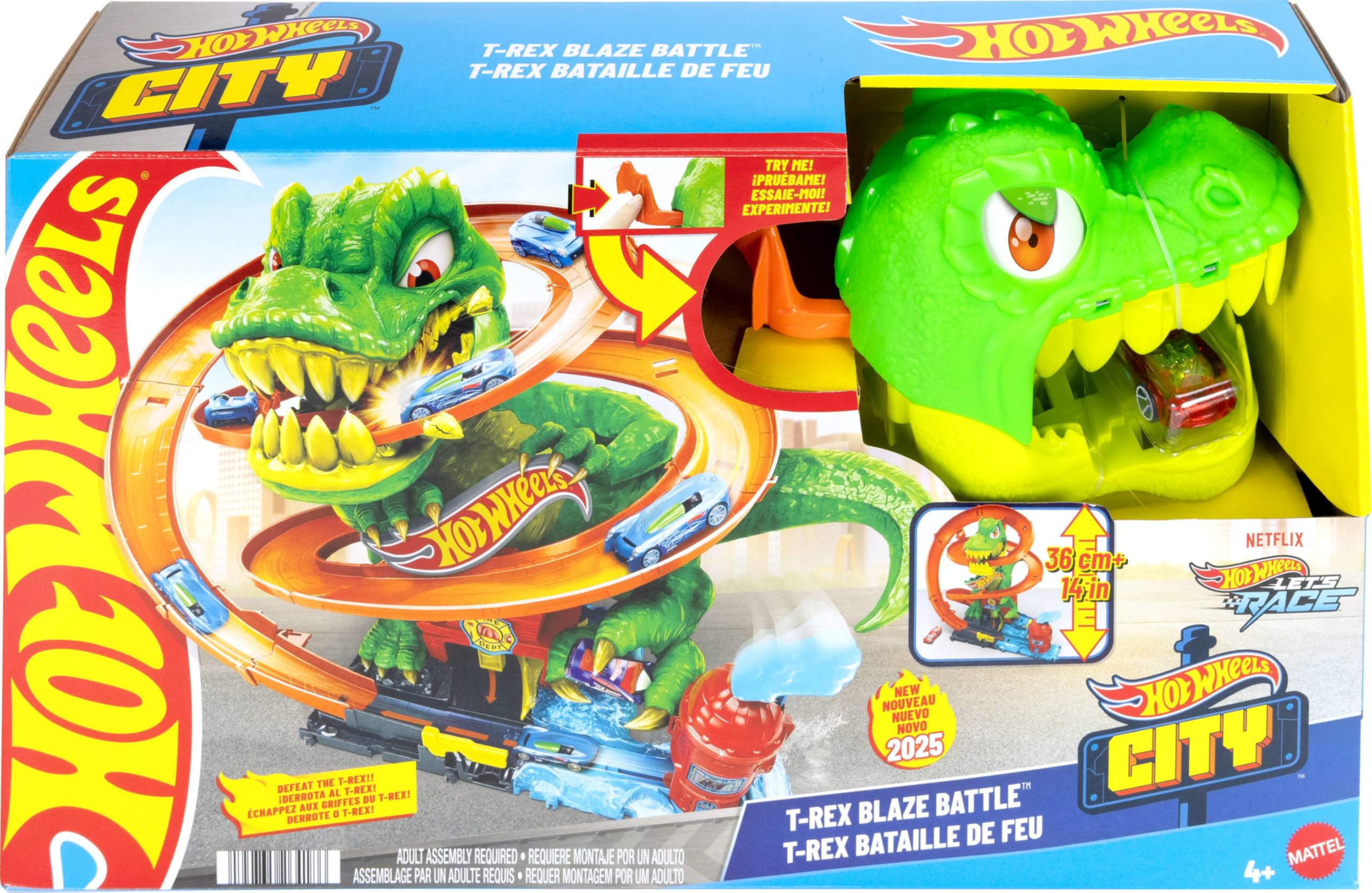 Foto 7 pulgar | Set de Pista de Coches  Hot Wheels City T- Venta Internacional