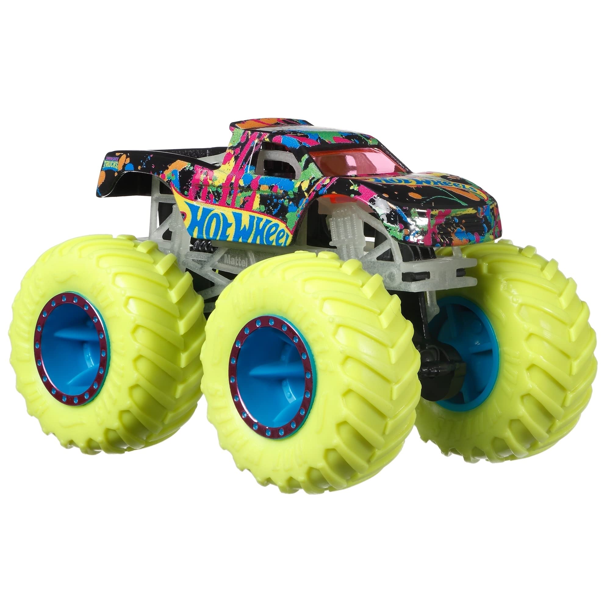 Foto 2 pulgar | Monster Trucks Hot Wheels Mnstr: Camiones que Brillan en la Oscuridad - Venta Internacional