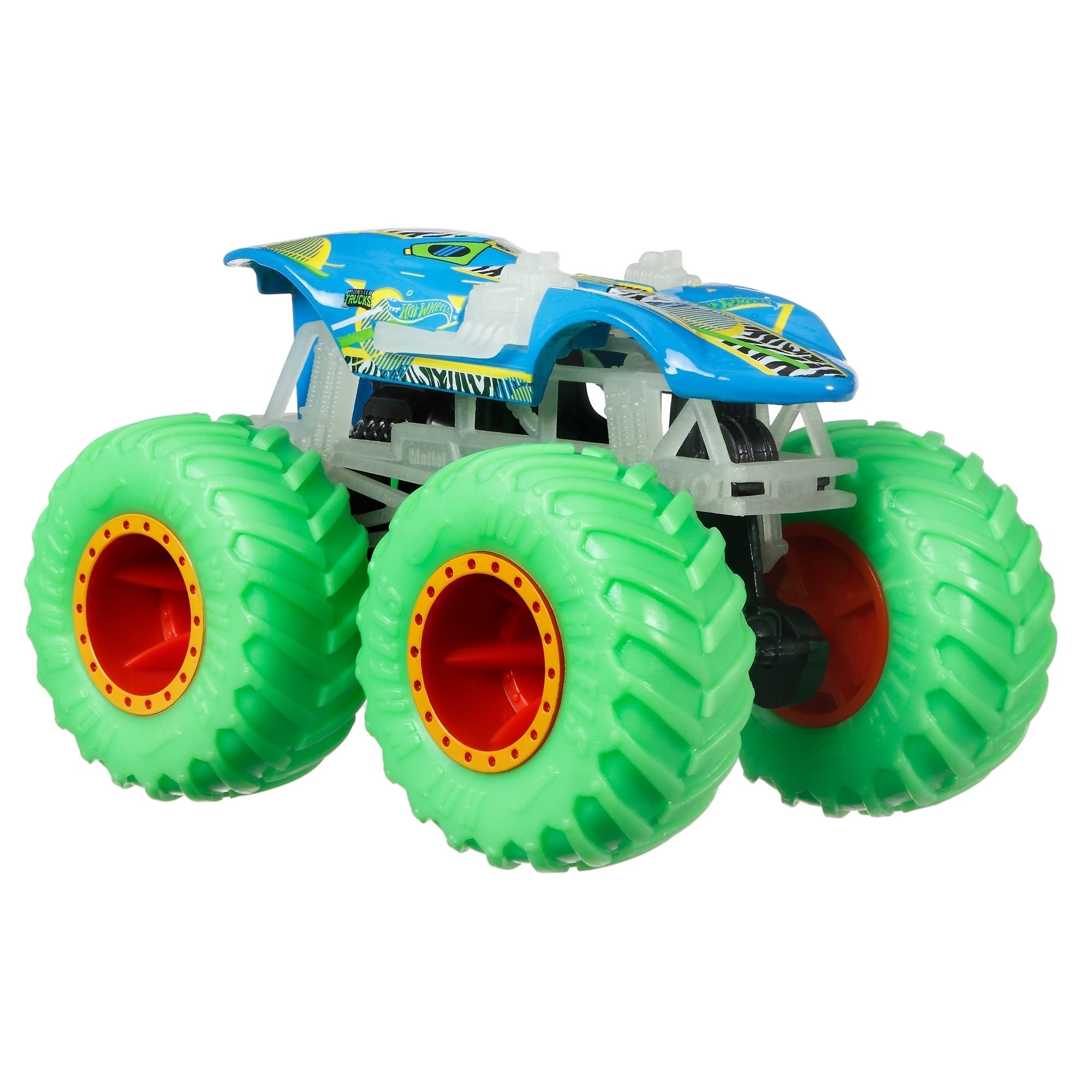 Foto 3 pulgar | Monster Trucks Hot Wheels Mnstr: Camiones que Brillan en la Oscuridad - Venta Internacional