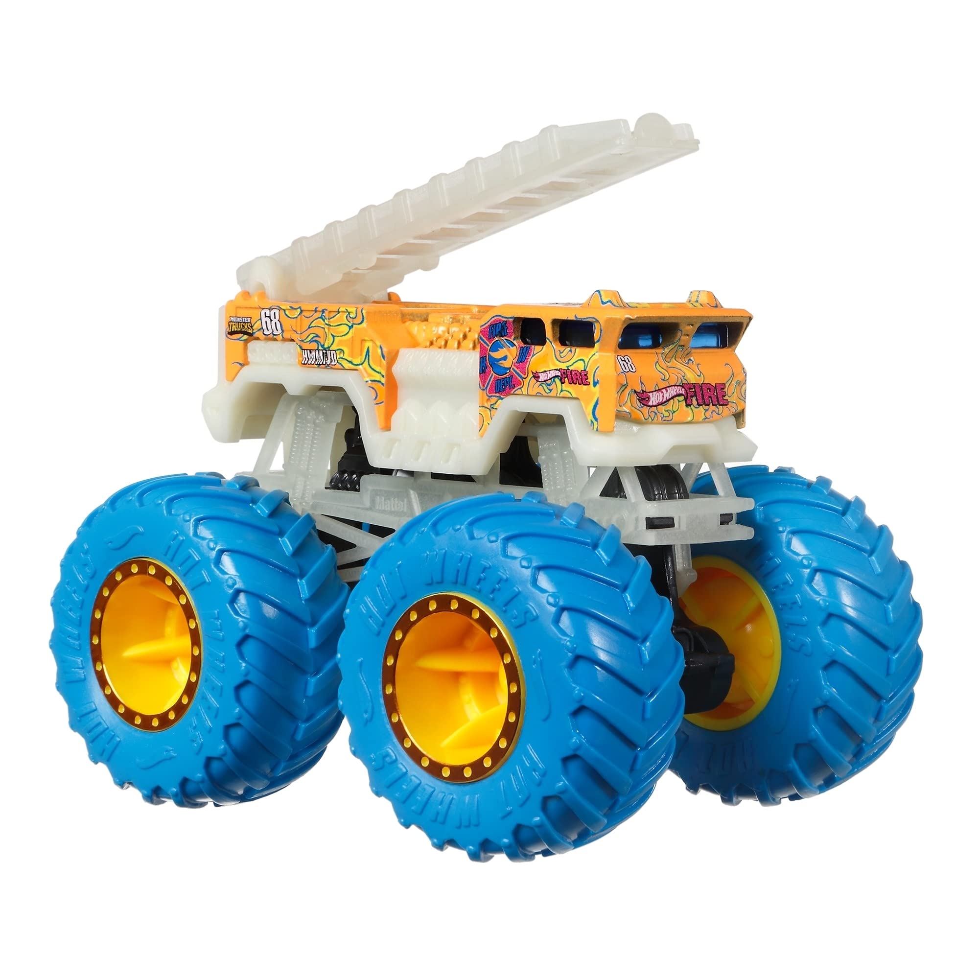 Foto 4 pulgar | Monster Trucks Hot Wheels Mnstr: Camiones que Brillan en la Oscuridad - Venta Internacional