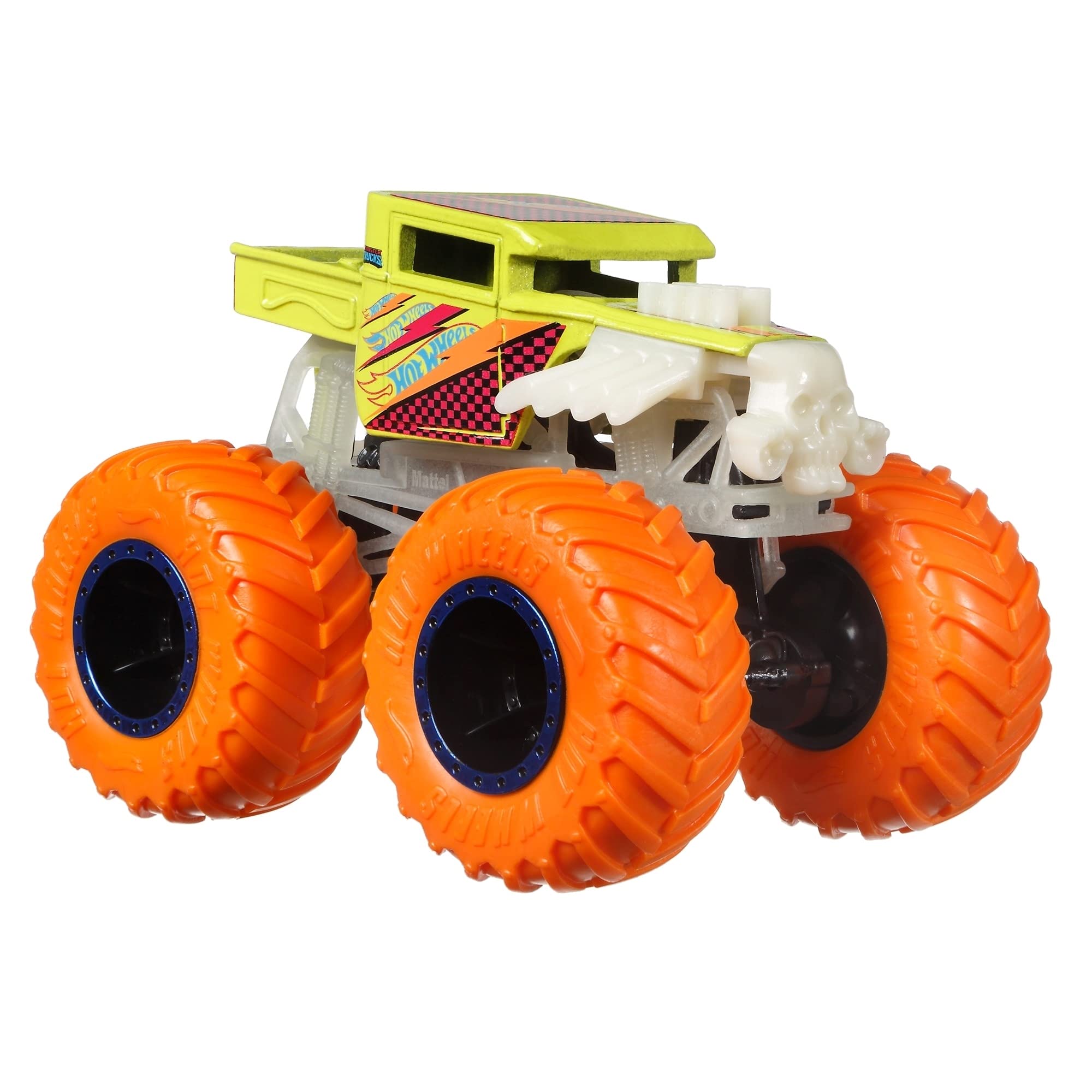 Foto 6 pulgar | Monster Trucks Hot Wheels Mnstr: Camiones que Brillan en la Oscuridad - Venta Internacional
