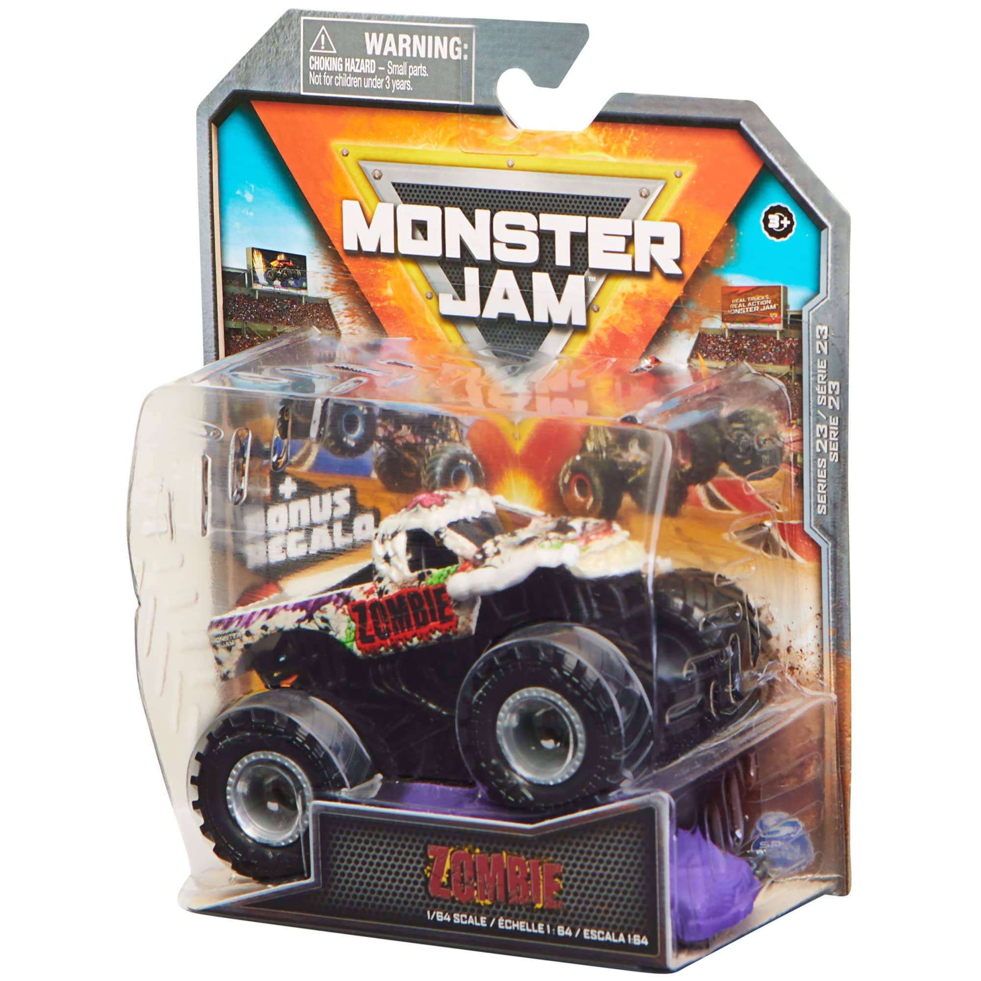 Foto 6 pulgar | Camión Fundido A Presión Monster Jam Spin Master 2022 A Escala 1:64 Con Bonificación - Venta Internacional.