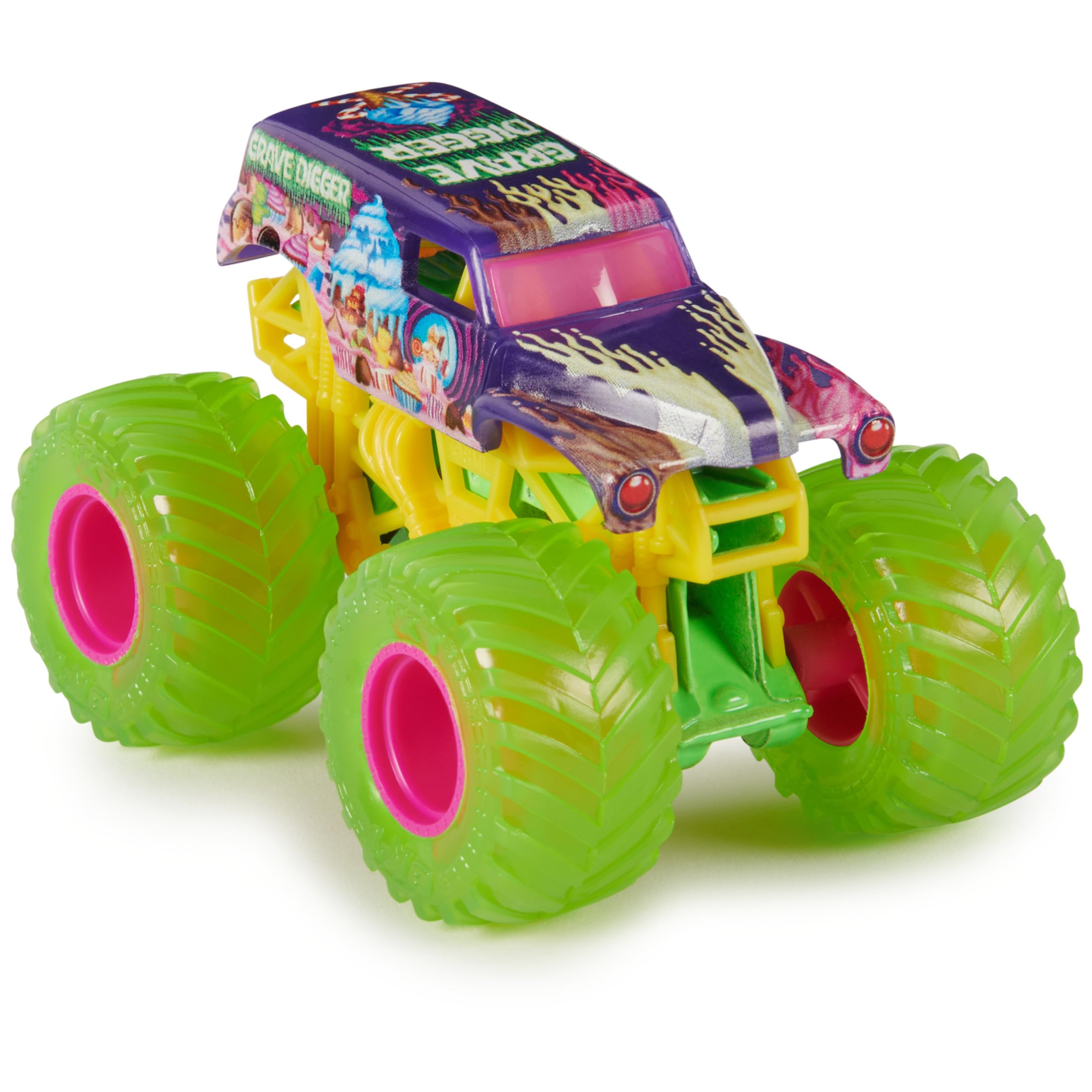 Foto 4 pulgar | Tuy Monster Truck Monster Jam Grave Digger 1:64 Fundido A Presión - Venta Internacional.