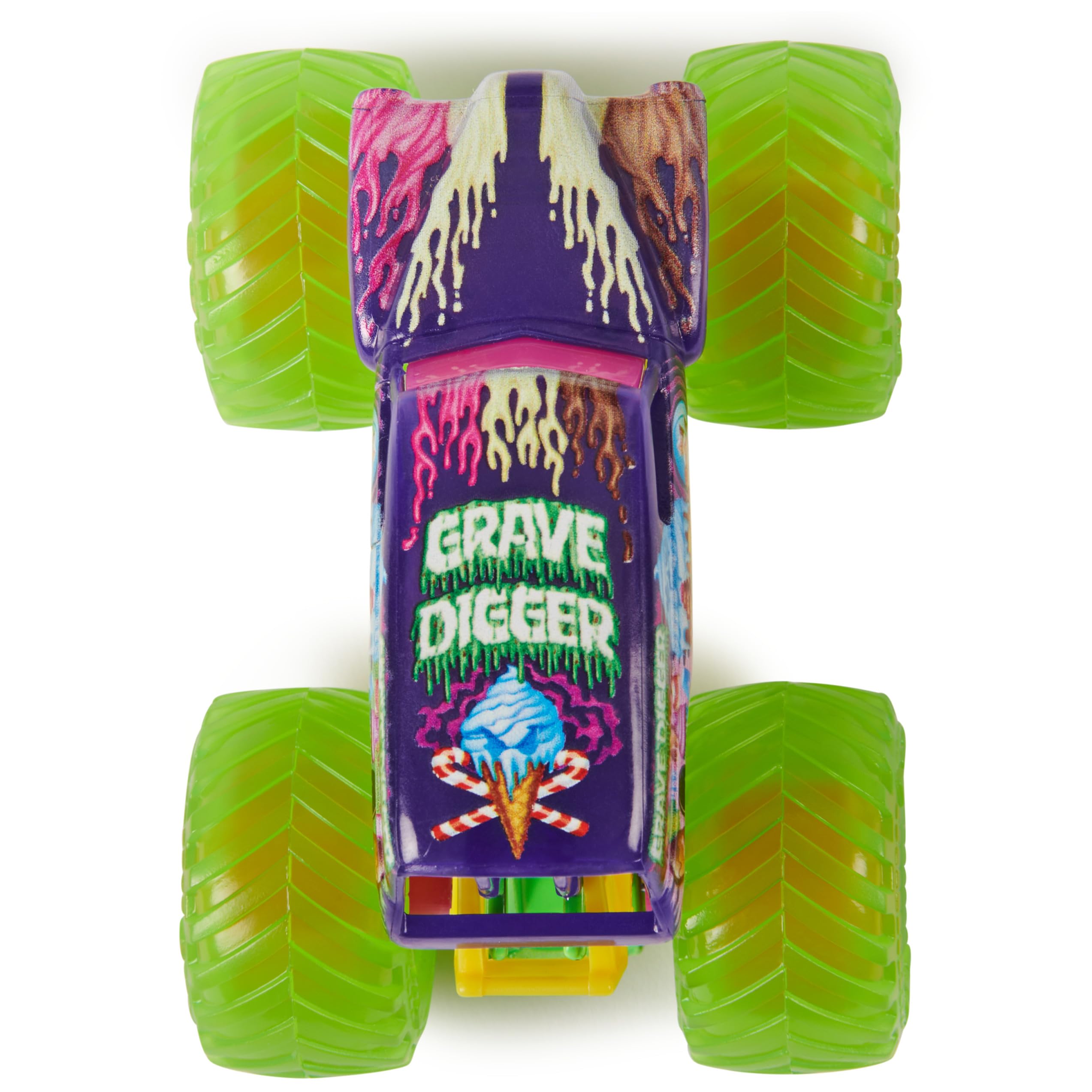 Foto 7 pulgar | Tuy Monster Truck Monster Jam Grave Digger 1:64 Fundido A Presión - Venta Internacional.