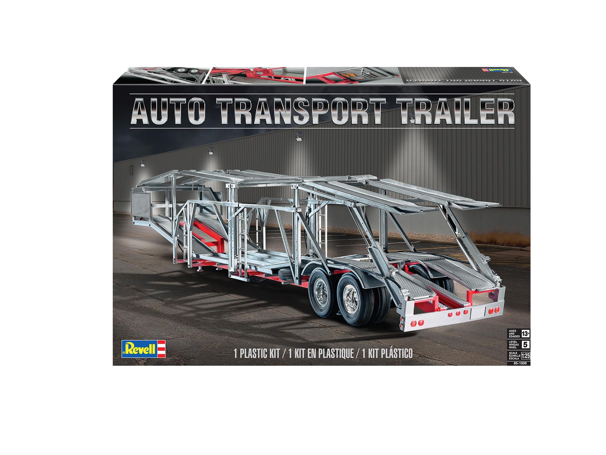 Foto 1 | Remolque de Transporte de Automóviles Revell 851509 Escala 1/25 - Venta Internacional
