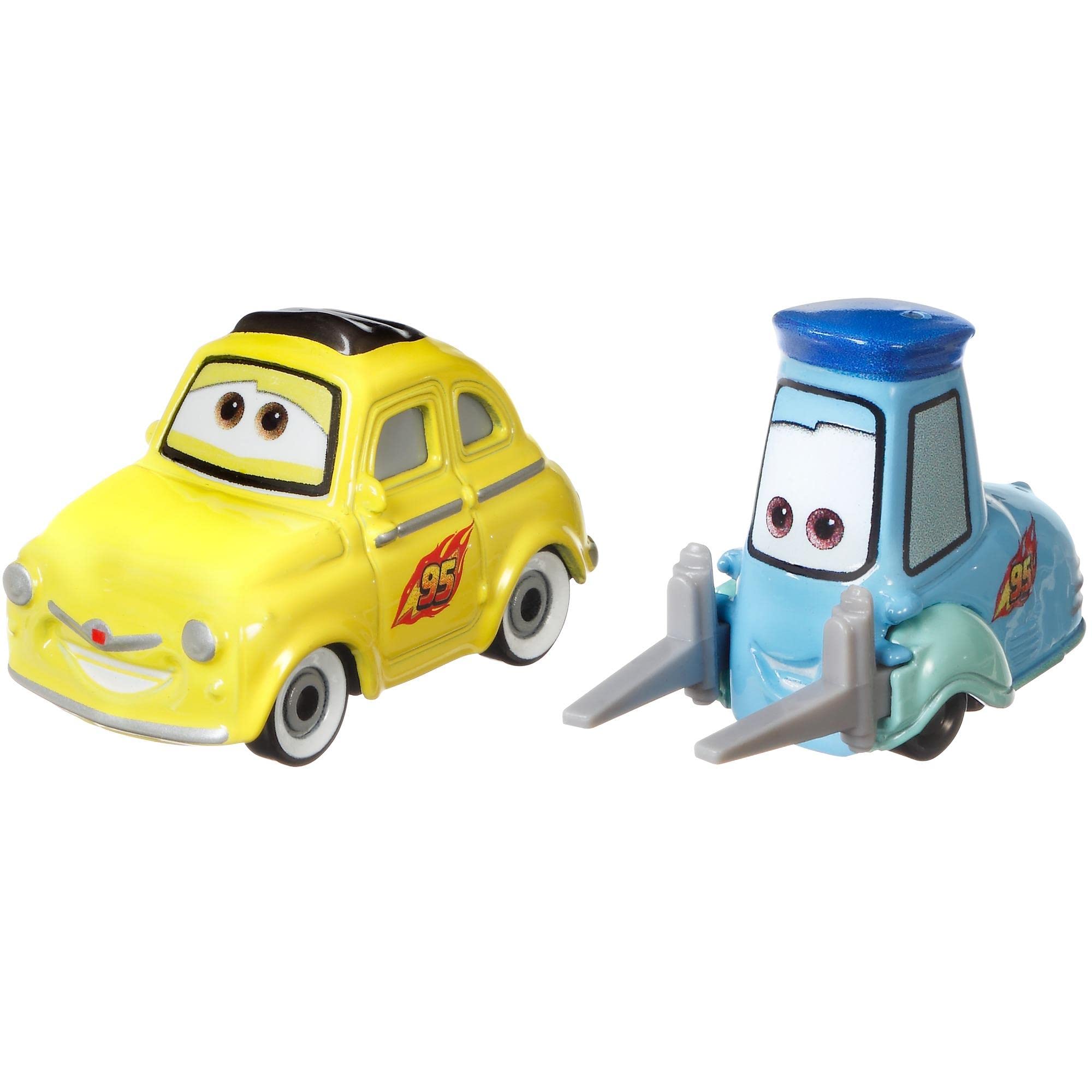 Toy Disney Cars Luigi & Guido A Escala 1:55 Moldeados A Presión - Venta Internacional.
