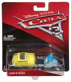 Foto 6 | Toy Disney Cars Luigi & Guido A Escala 1:55 Moldeados A Presión - Venta Internacional.