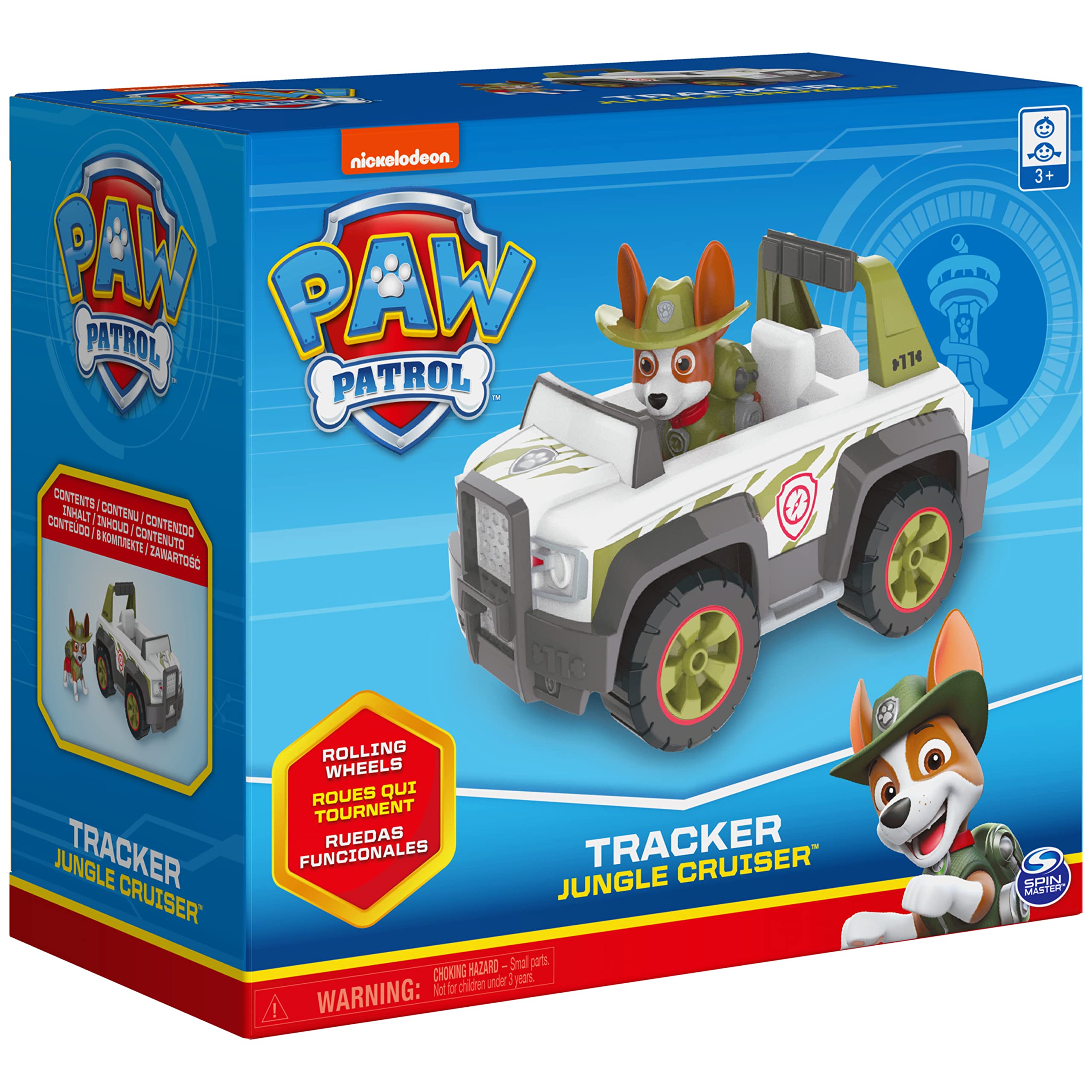 Foto 7 pulgar | Vehículo de Juguete Paw Patrol Tracker's Jungle Cruiser con Figura - Venta Internacional