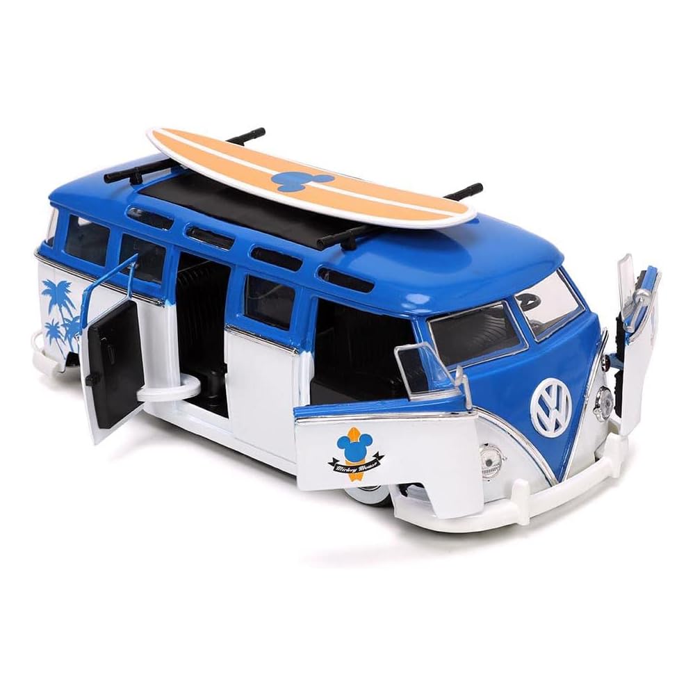 Foto 6 | Coche Fundido A Presión Jada Toys Disney Mickey Y Sus Amigos A Escala 1:24 - Venta Internacional.