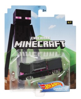 Foto 1 | Carácter Car Hot Wheels Minecraft Gaming 2020 Enderman 1/64 - Venta Internacional.