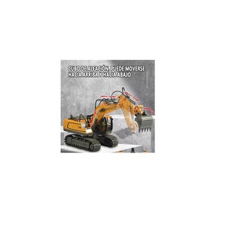 Foto 2 | Excavadora Control Remoto Eo Safe Imports Esi-11240 Amarillo