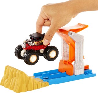 Foto 5 | Playset Hot Wheels Monster Trucks Launch & Bash Para Niños De 4 A 8 Años - Venta Internacional.