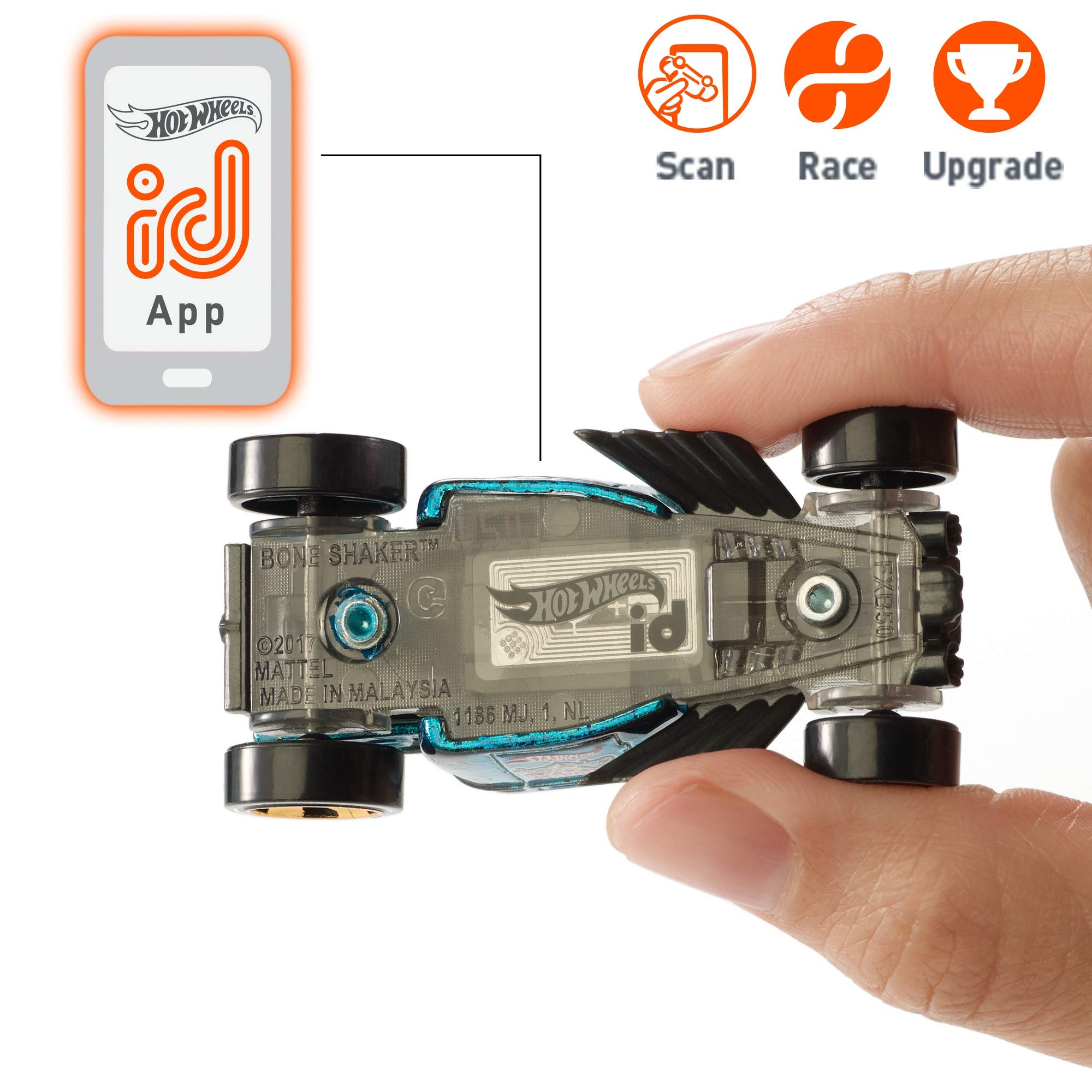 Foto 3 pulgar | Iconos De Toy Hot Wheels Id Bone Shaker Para Niños - Venta Internacional.