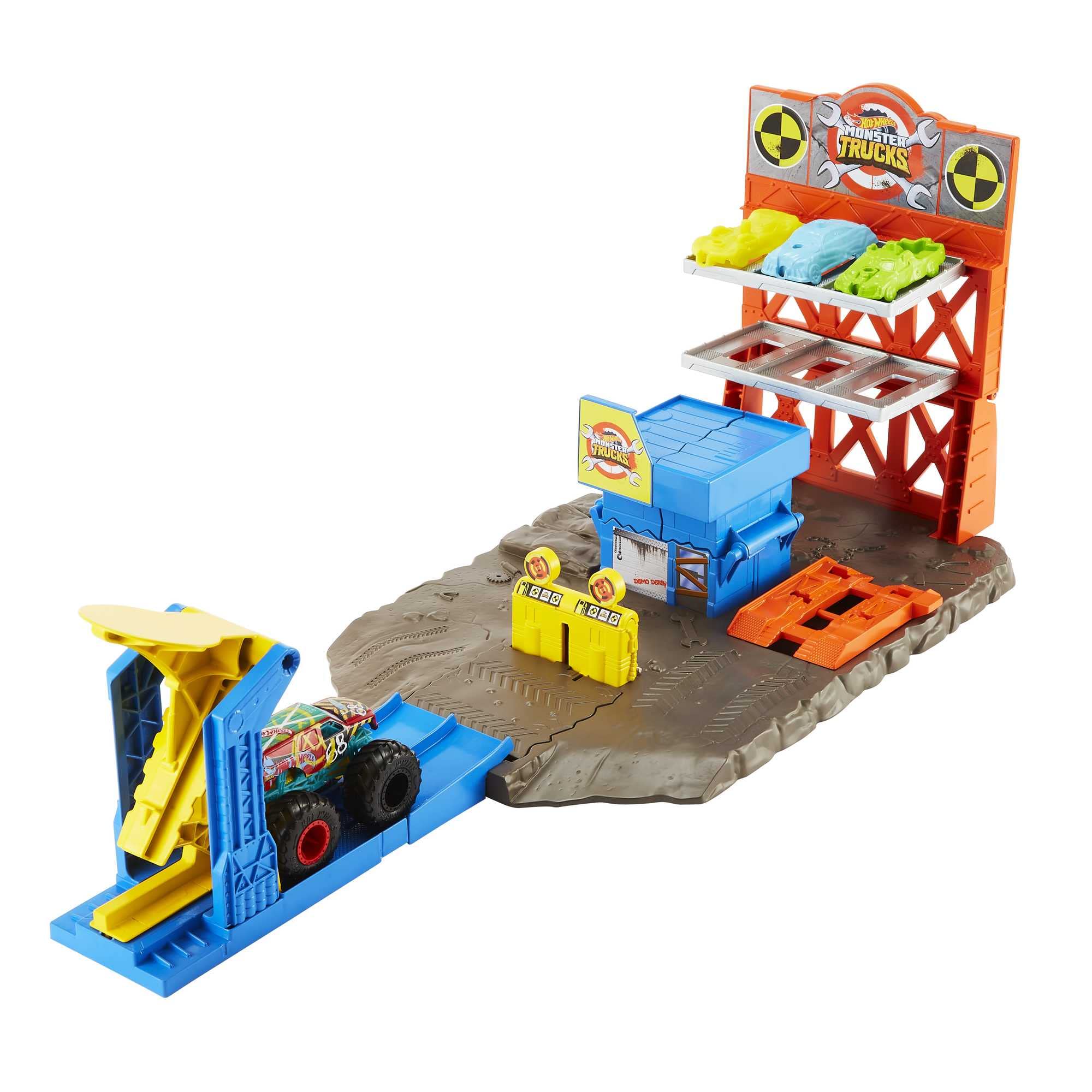 Foto 5 pulgar | Playset Hot Wheels Monster Trucks Blast Station Con Camión - Venta Internacional.