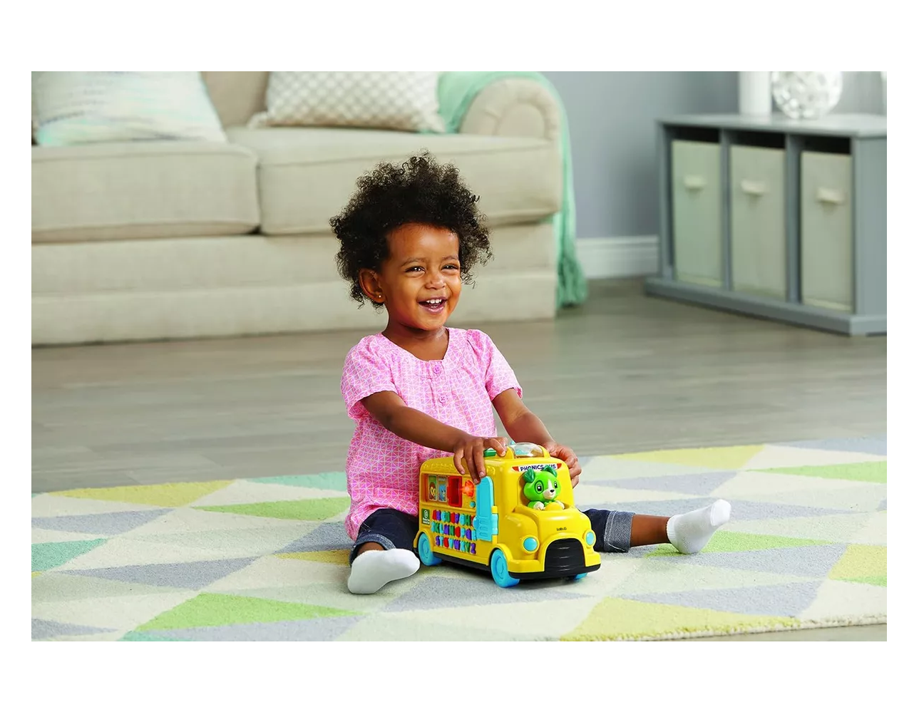 Foto 4 | Autobús Leap Frog Lab.G Letras y Animales Amarillo para Niños