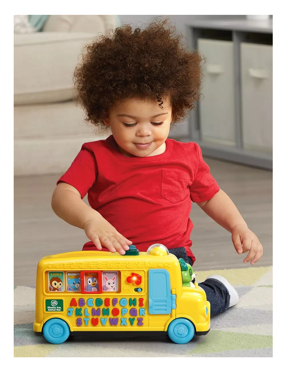 Foto 5 | Autobús Leap Frog Lab.G Letras y Animales Amarillo para Niños