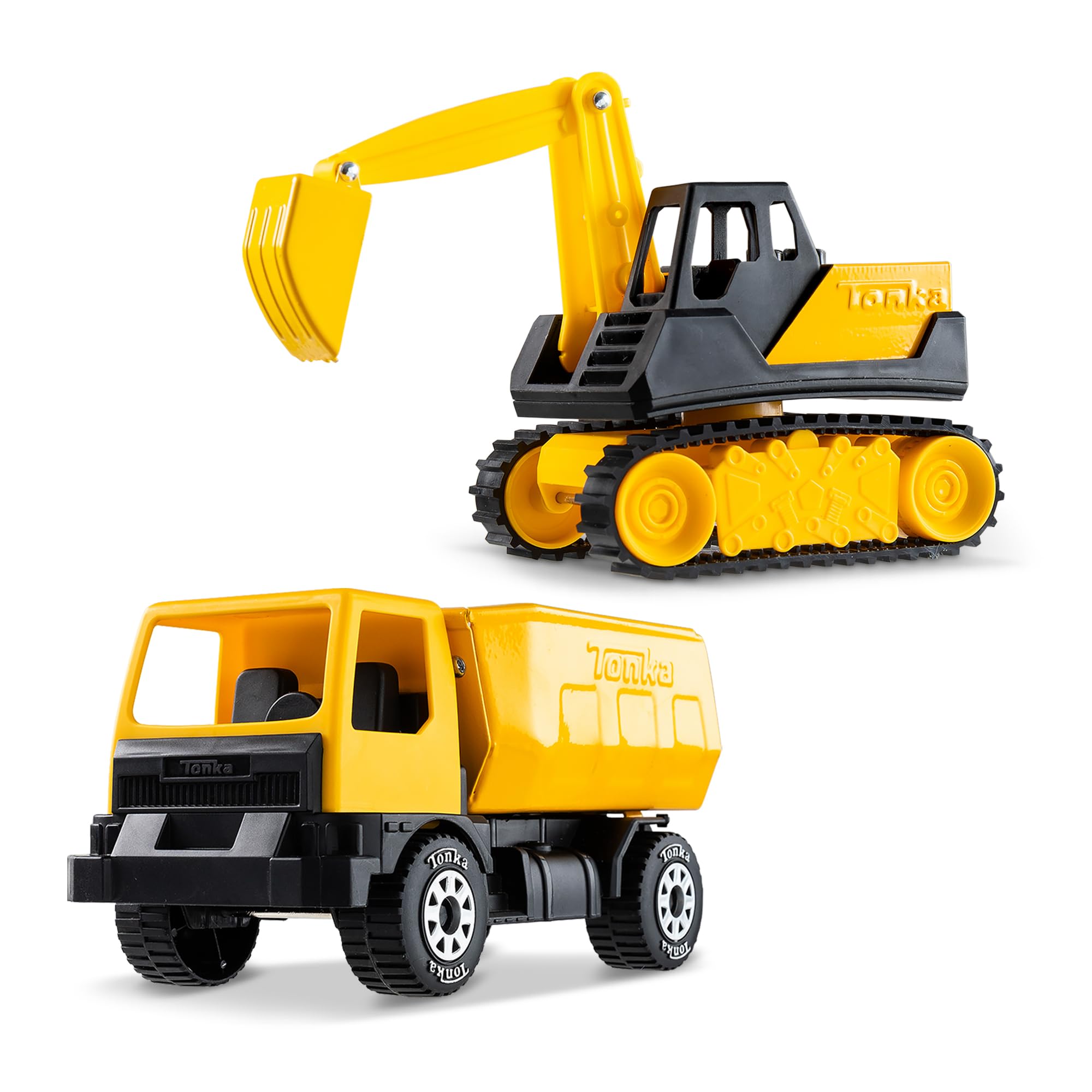 Foto 1 | Camión Volquete y Excavadora Toy Tonka Steel Classics Giga Series - Venta Internacional