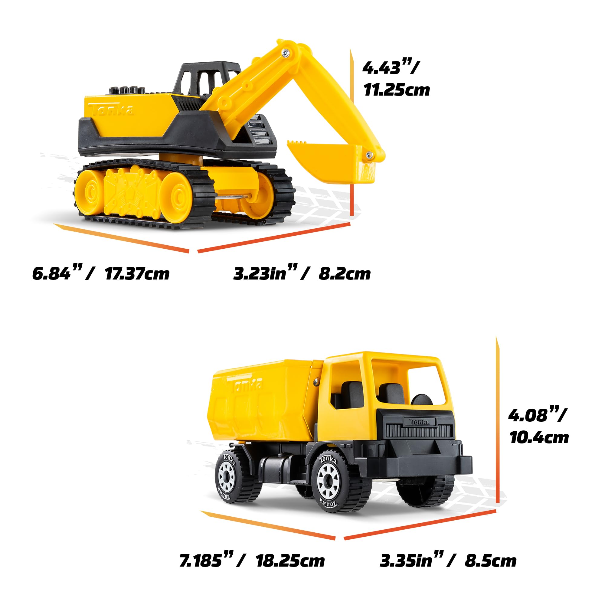 Foto 5 | Camión Volquete y Excavadora Toy Tonka Steel Classics Giga Series - Venta Internacional