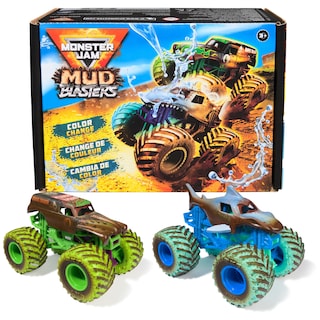 Foto 1 | Carritos Monster Jam Excavadores De Tumbas y Megalodon - Venta Internacional