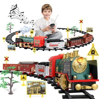 Foto 1 | Set De Tren Eléctrico Mini Tudou Christmas Con Mando A Distancia - Venta Internacional.