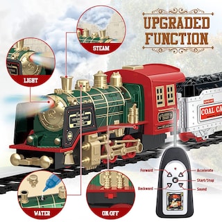 Foto 2 | Set De Tren Eléctrico Mini Tudou Christmas Con Mando A Distancia - Venta Internacional.