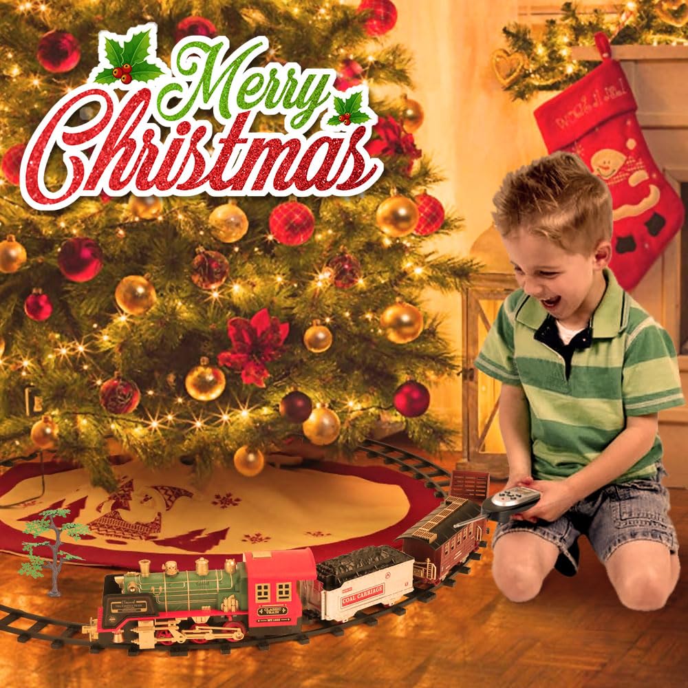 Foto 4 pulgar | Set De Tren Eléctrico Mini Tudou Christmas Con Mando A Distancia - Venta Internacional.