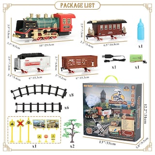 Foto 5 | Set De Tren Eléctrico Mini Tudou Christmas Con Mando A Distancia - Venta Internacional.