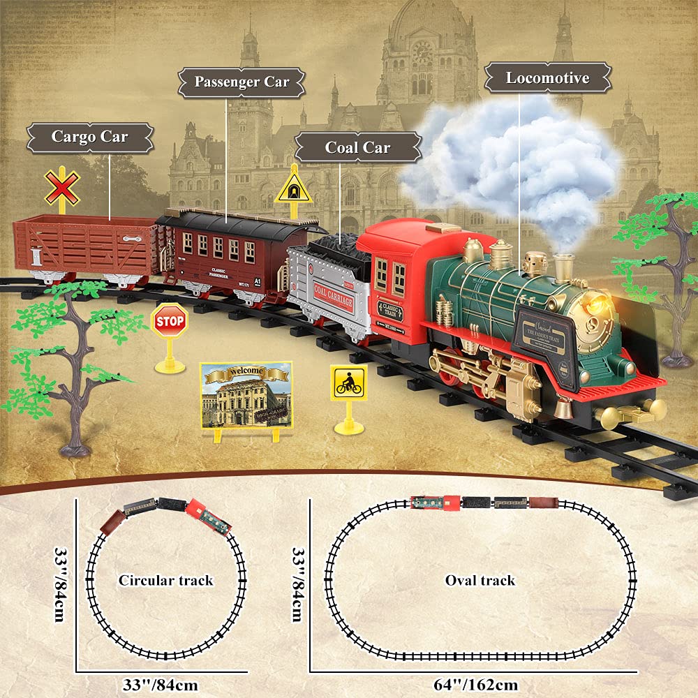 Foto 7 | Set De Tren Eléctrico Mini Tudou Christmas Con Mando A Distancia - Venta Internacional.